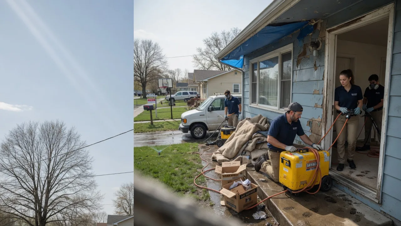Basement Flood Cleanup in Lonedell, MO near me